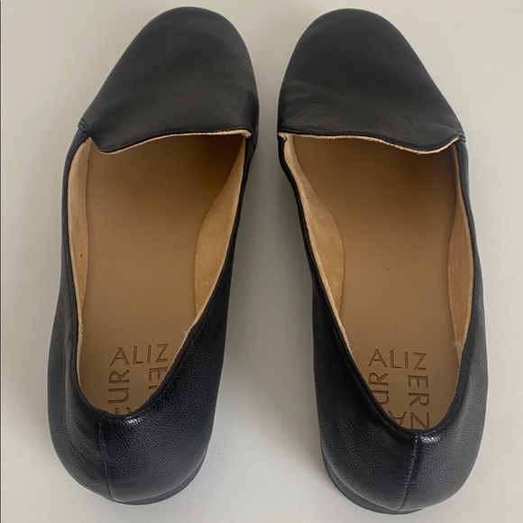 Naturalizer Black Leather Loafers - Picture 9 of 14